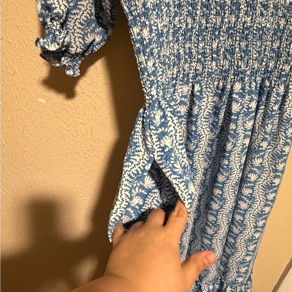 Hill House Louisa The Nap Dress Size Large Puff Sleeves Prairie Cottagecore‎ - Picture 5 of 8